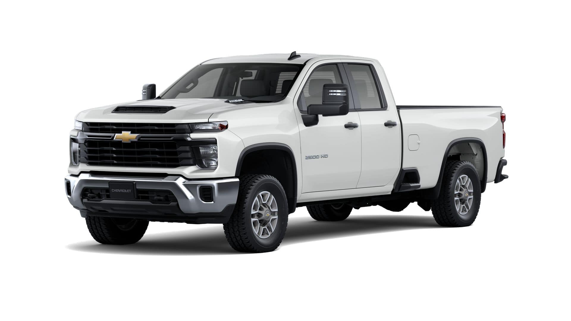 2026 Chevrolet Silverado 2500 HD WT in Summit White — front three-quarter view