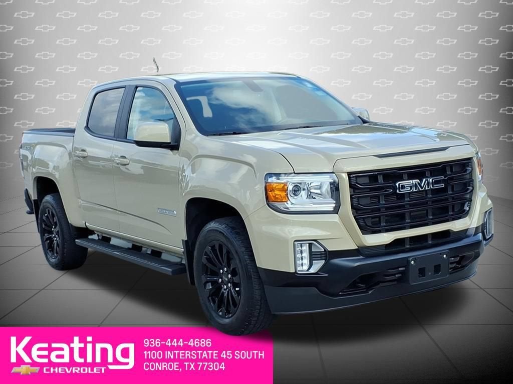 2022 GMC Canyon — rear three-quarter view