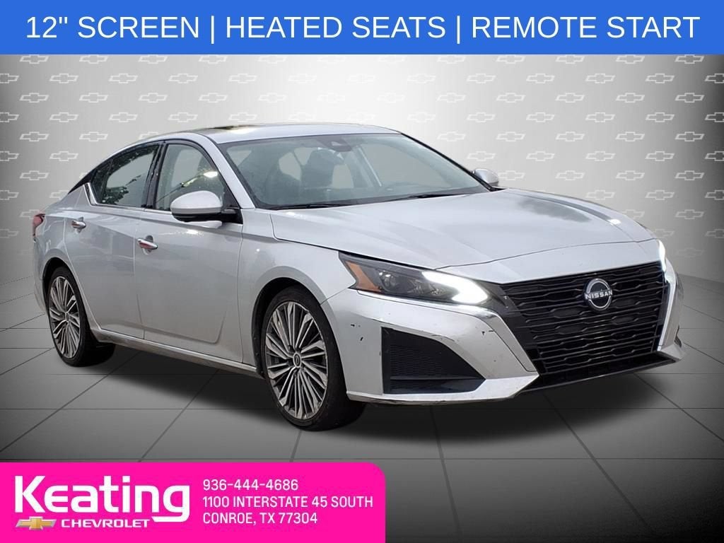 2023 Nissan Altima SL FWD in Silver — front three-quarter view