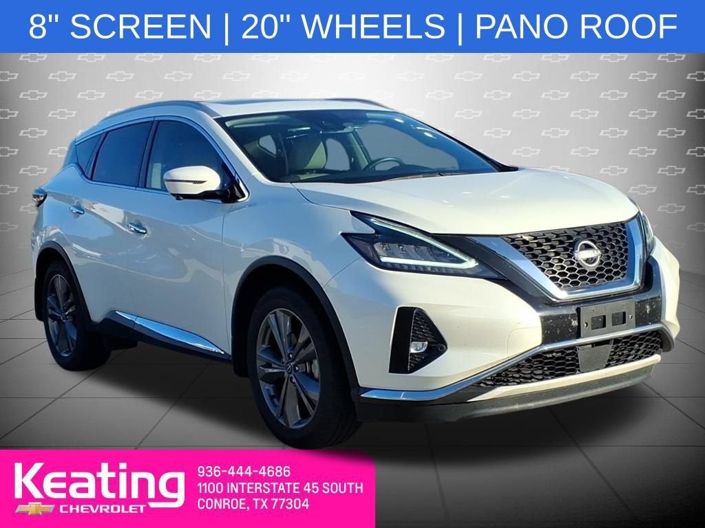 2024 Nissan Murano Platinum FWD in White — front three-quarter view